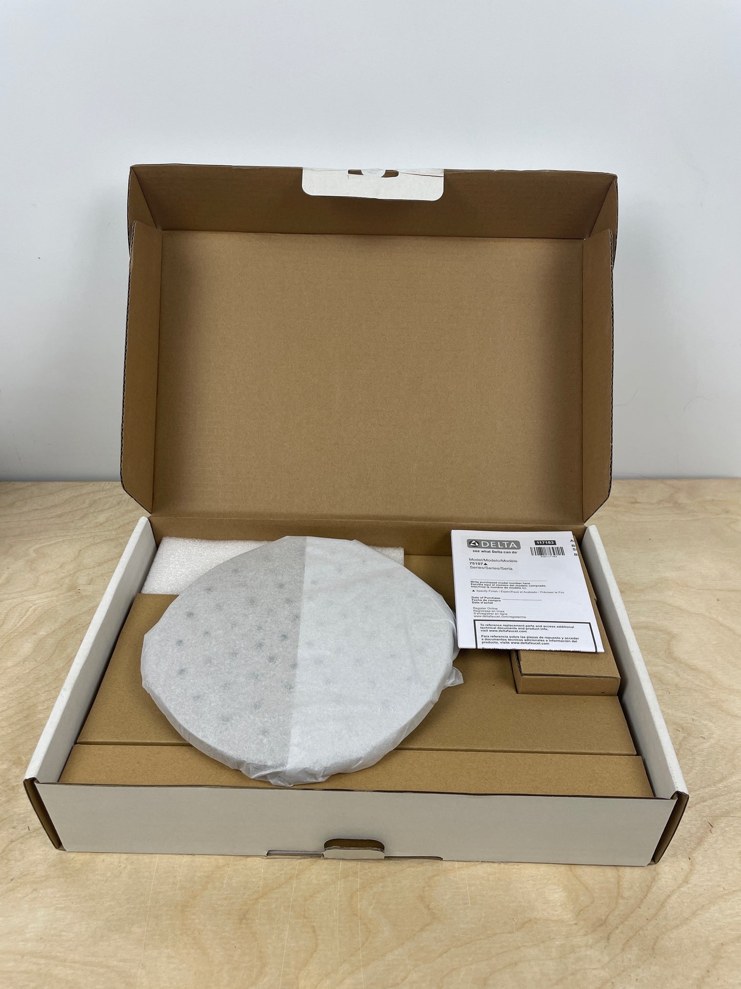 Delta Adjustable Shower Head with Hand Shower