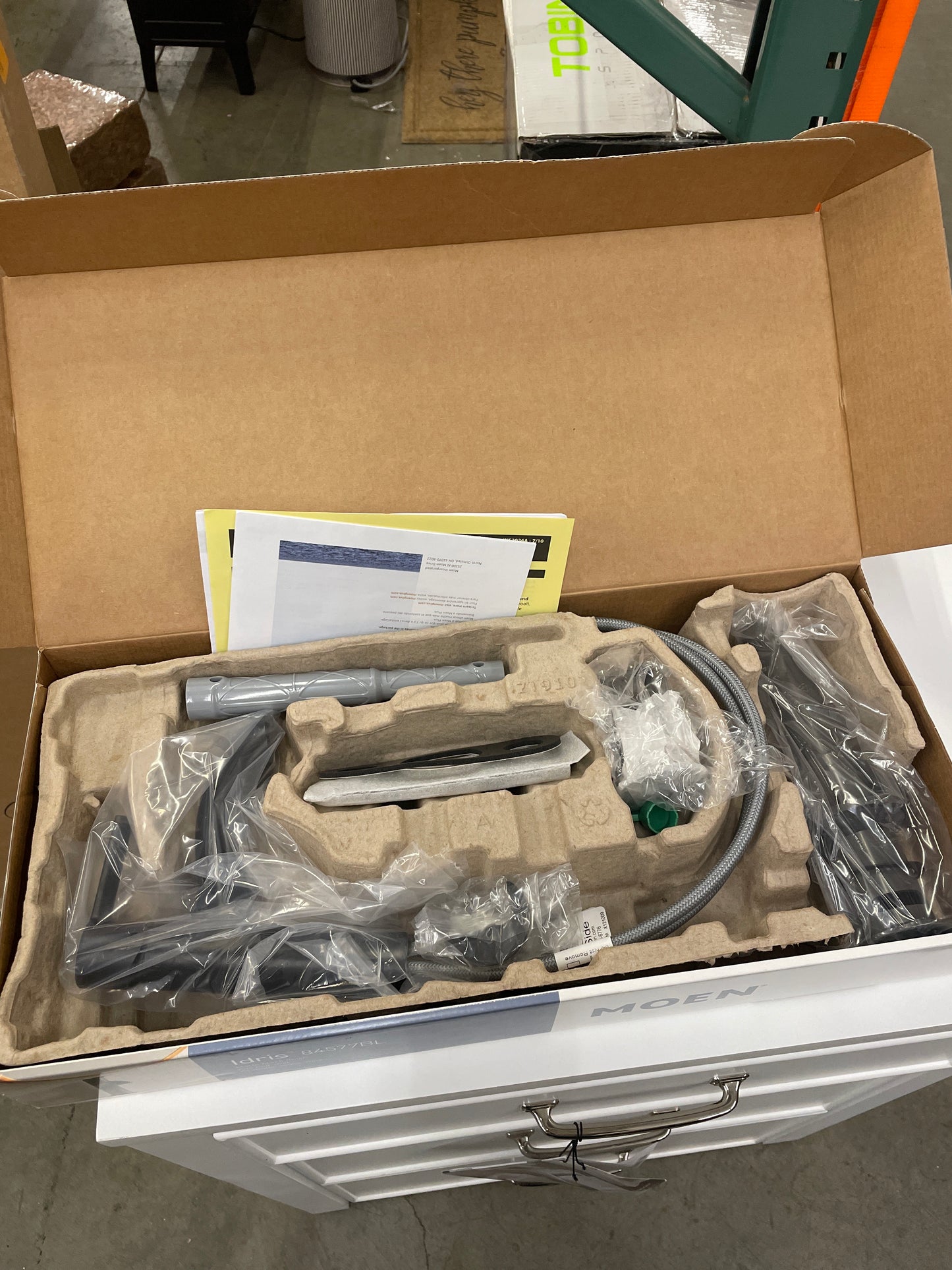 Moen Idris One Handle Bathroom Faucet Matte Black