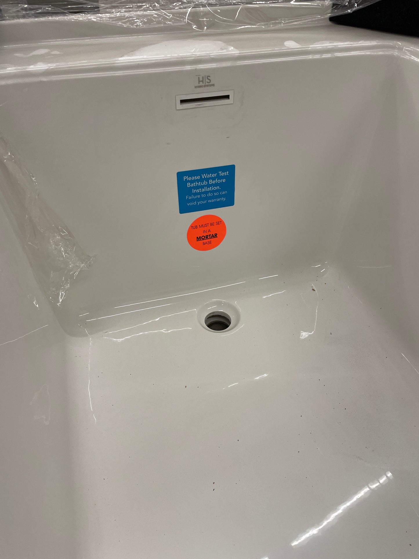 Hydrosystems Lacey Drop In Acrylic Soaking Tub 66'x32' - Right Drain