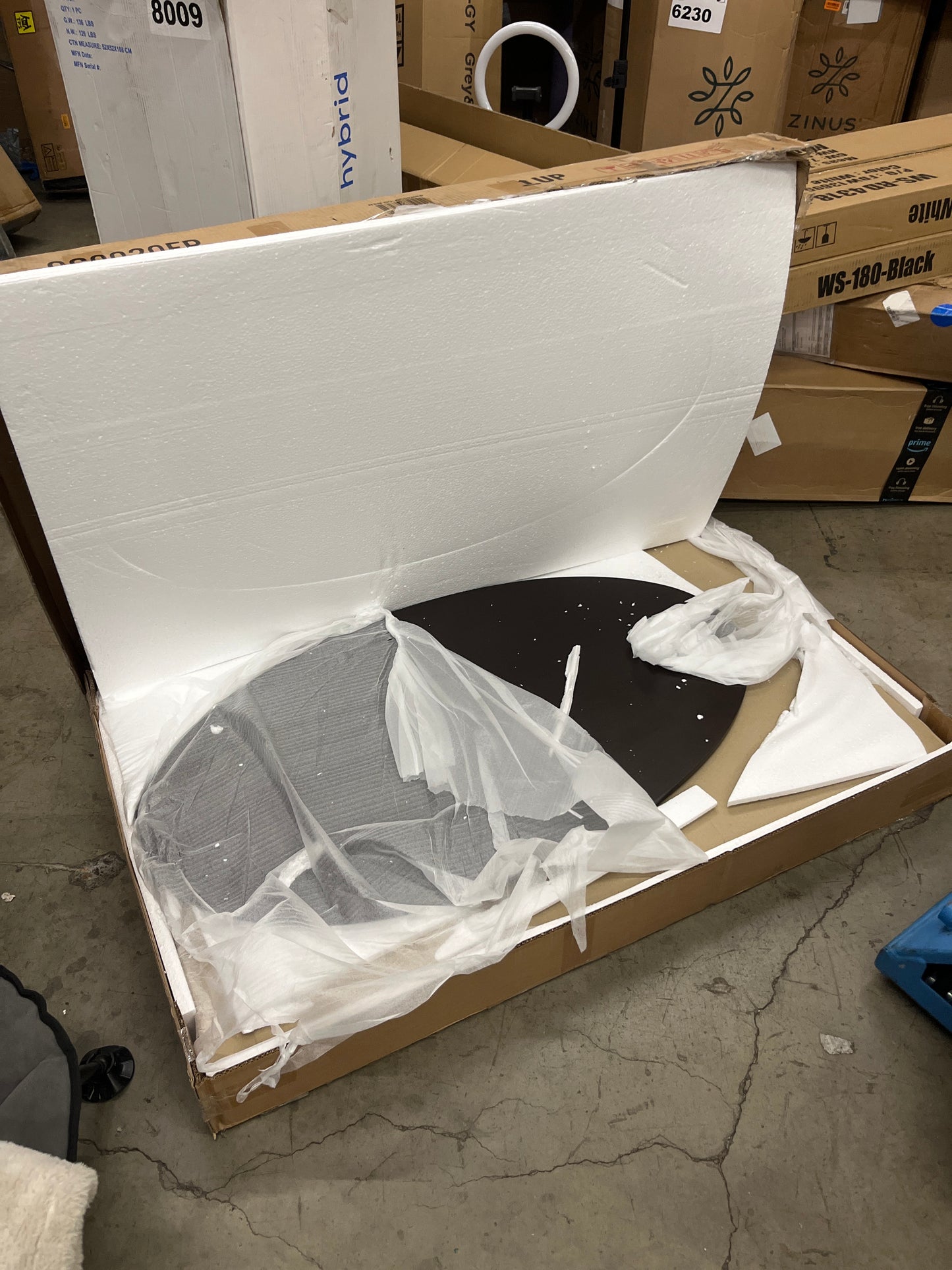 NEW - Roundhill Furniture EP Oval Coffee Table - Retail $130