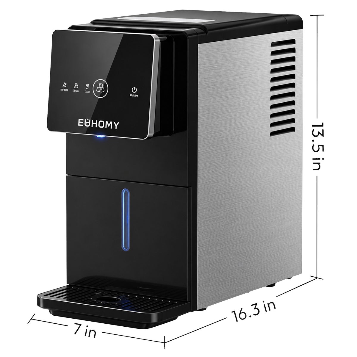 EUHOMY Jet SE Nugget Ice Maker, 35 lbs
