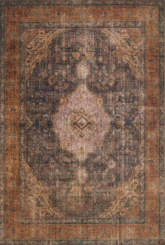 NEW - Loloi II Loren Plum/Multi 5'-0\" x 7'-6\" Area Rug - Retail $115