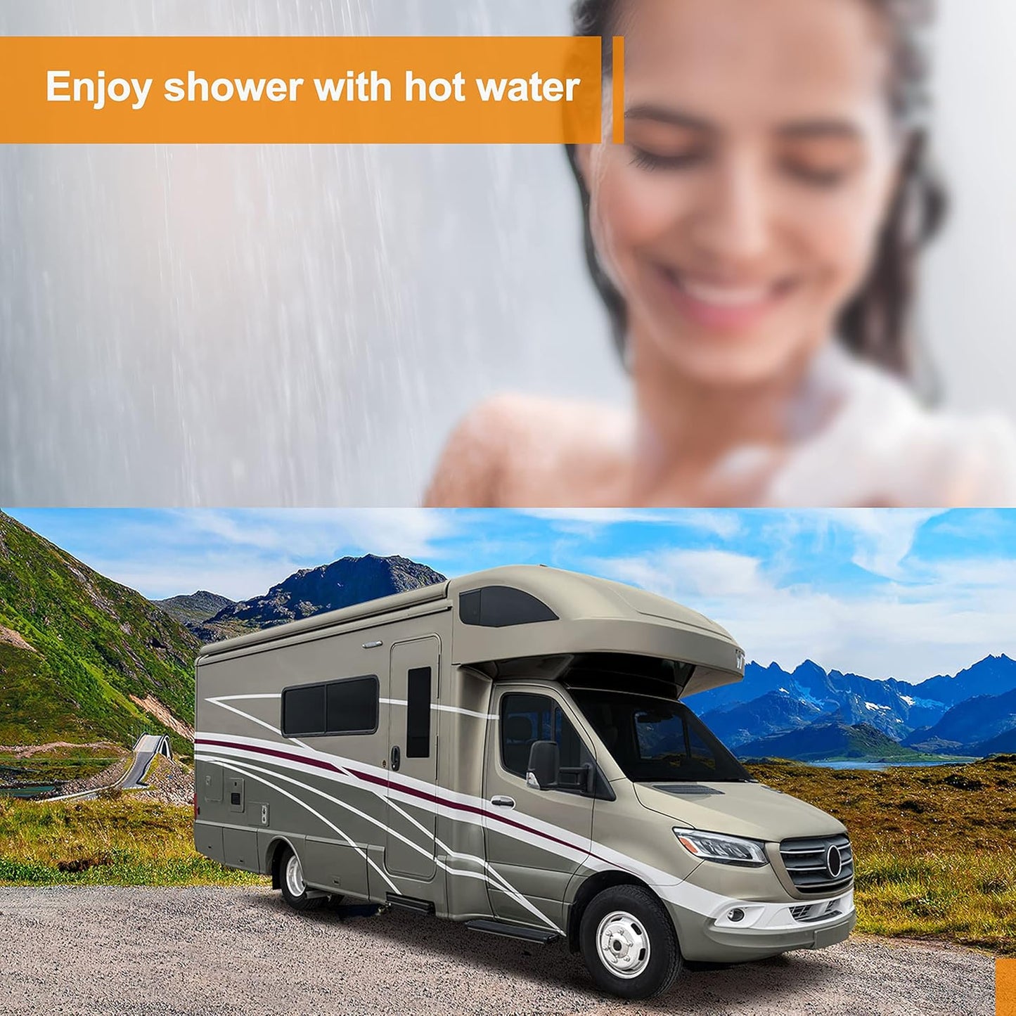 RV Water Heater Anode Rod - 2-Pack, Anode Rod for Hot Water Heater, Magnesium Anode Rod Replacement 9.25" Length 3/4" NPT Threads-Compatible with Suburban and Mor-Flo Water Heaters(2 Pack)