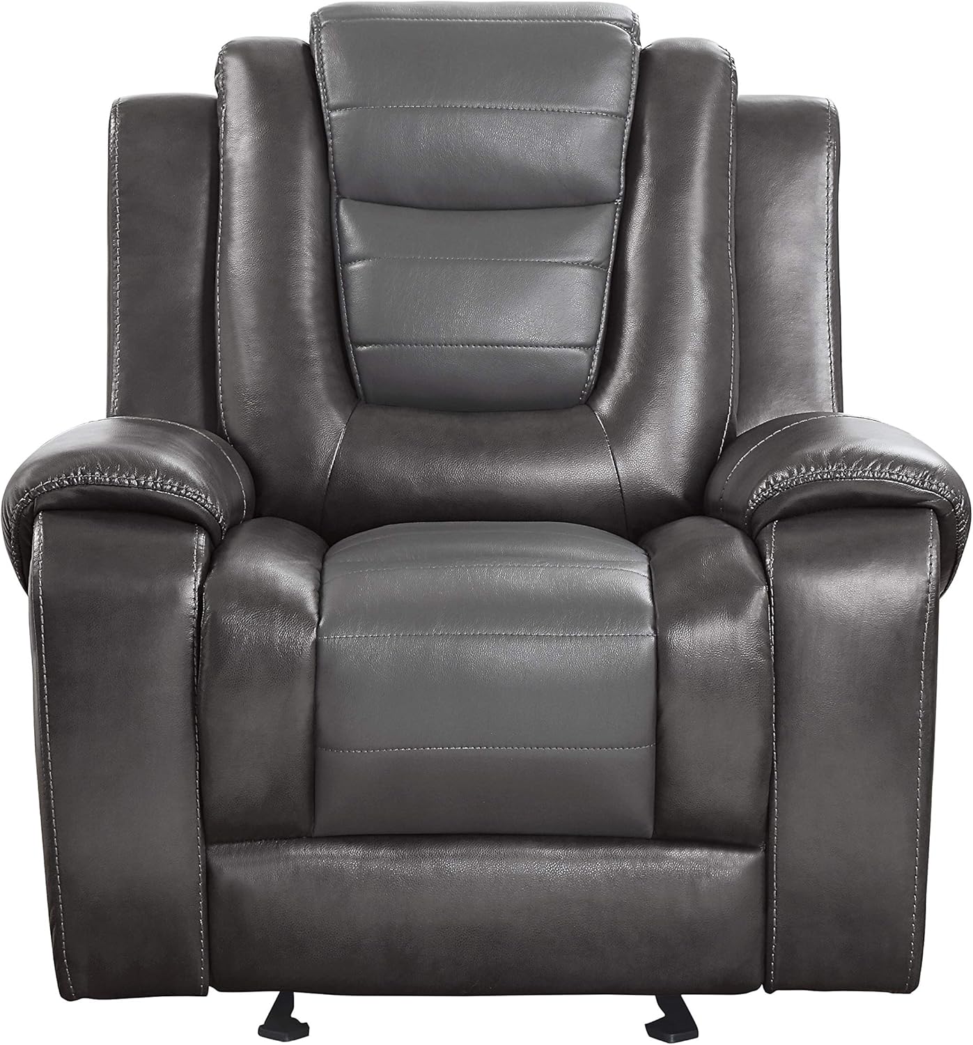 Lexicon Matteo Glider Recliner, Two-Tone Gray - Retail $421