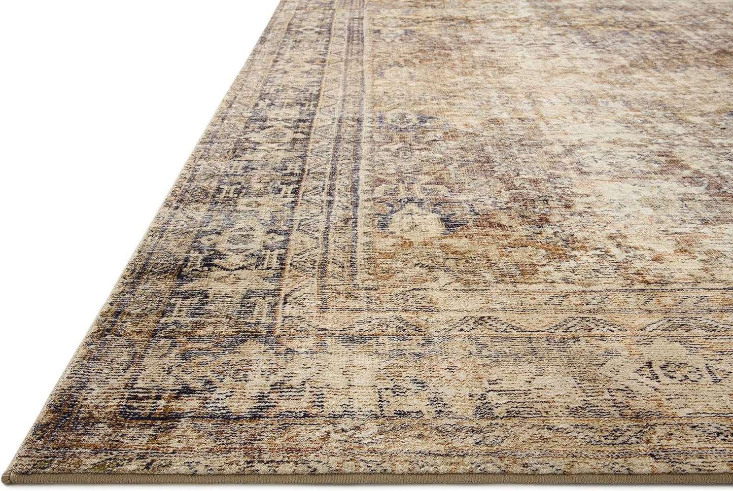 NEW - Loloi Amber Lewis Morgan 8'-3" x 11'-3" Area Rug in Sunset/Ink - Large Area Rug, Neutral Area Rug for Room Décor, Vintage Rug Inspired, Soft Area Rug for Living Room, Bedroom, Dining Area - Retail $0
