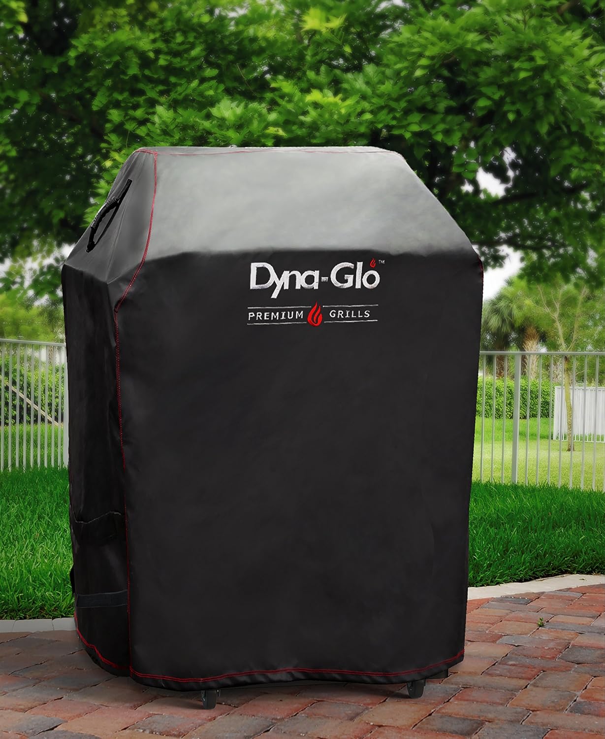 Dyna-Glo DG300C Premium Small Space LP Gas Grill Cover, Black - Retail $49