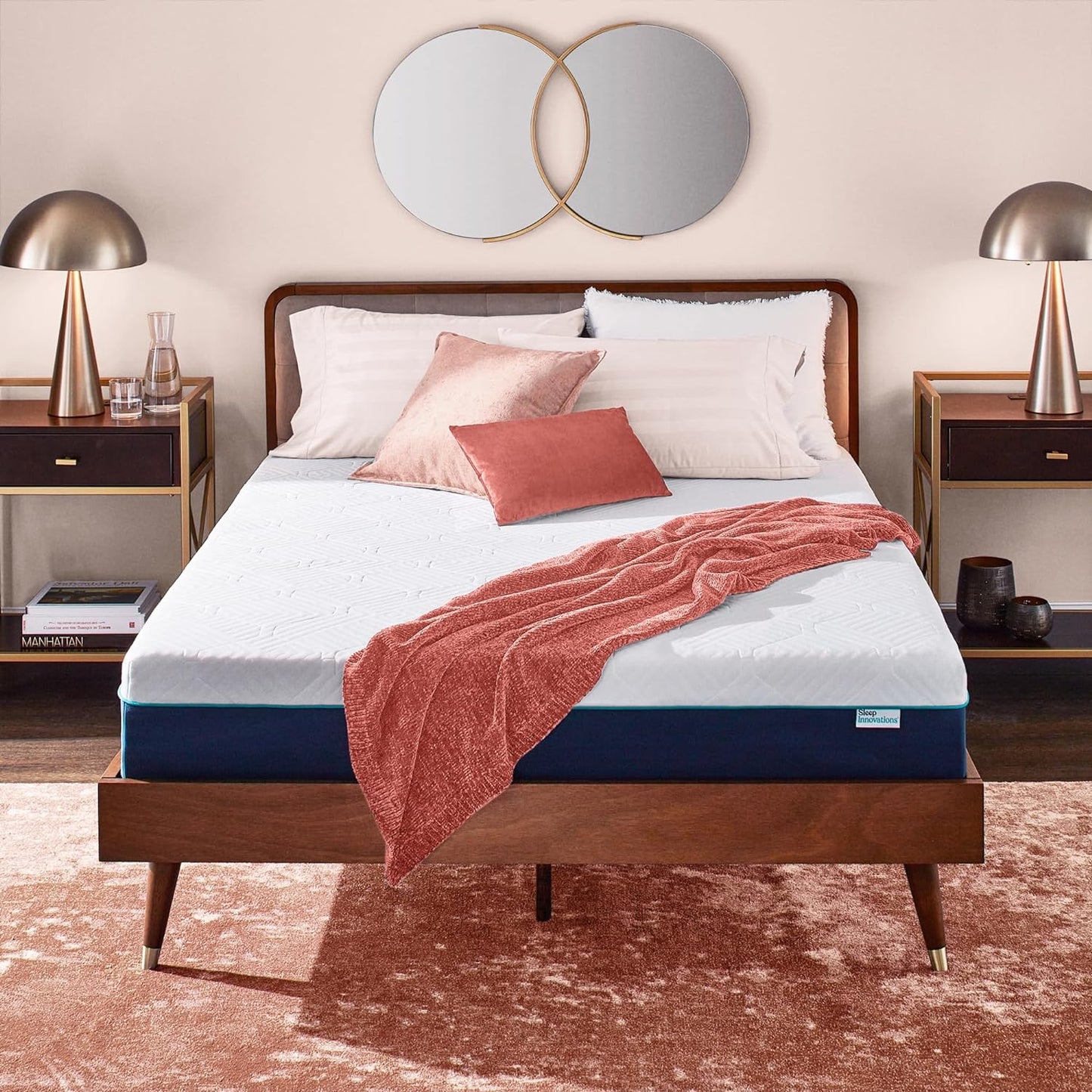 NEW - Sleep Innovations Shiloh Queen Hybrid 12 Inch Cooling Gel Memory Foam and Innerspring Coil Mattress, Queen Size, Bed in a Box, Cradling Medium Support - Retail $499