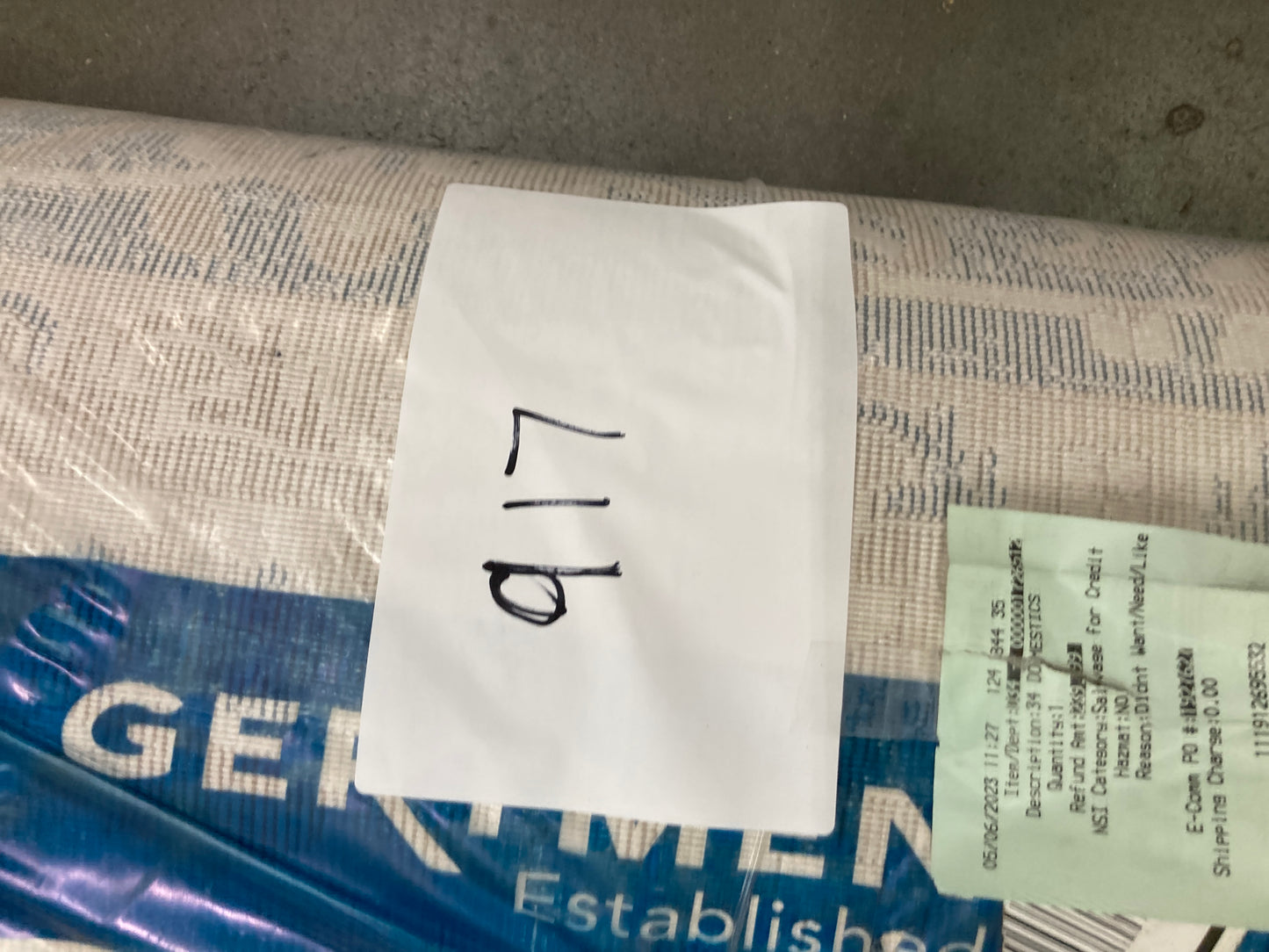 Like NEW - Costco - Barmond Area Rug, Belo Blue 7' 10" x 10' - Retail $239 Default Title