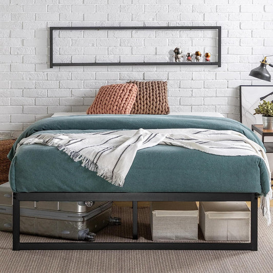 NEW - ZINUS QUEEN Abel Metal Platform Bed Frame / Mattress Foundation, Easy Assembly - Retail $105