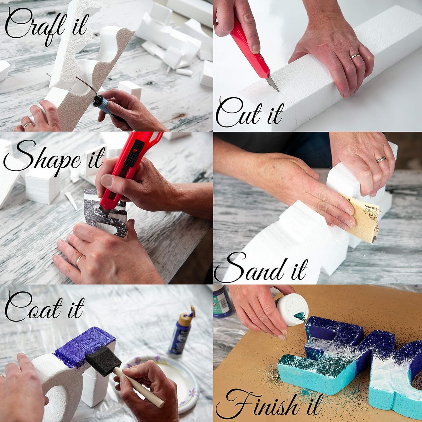 Silverlake 11x17x7 Craft Foam for Styrofoam Block Projects