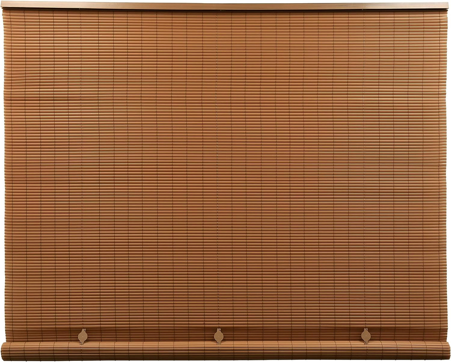 NEW - Radiance - Outdoor Roll-up Shades for Porch or Patio Privacy Screen, Roll-up PVC Blinds for Windows, Woodgrain, 72in W x 72in L - Retail $75