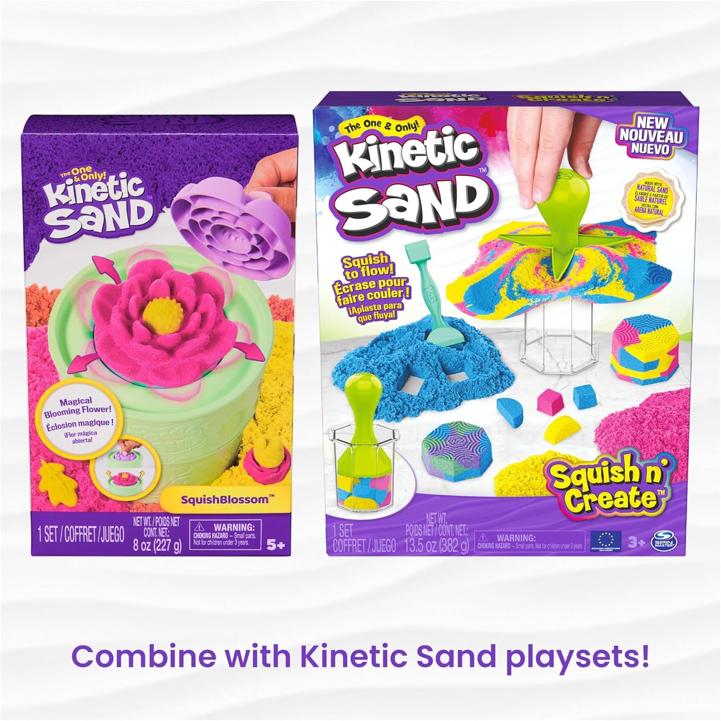 Kinetic Sand, 11lb (5kg) Natural Brown Play Sand, Mega Box for Arts and Crafts, Sandbox (Packaging May Vary), Moldable Sensory Toys for Ages 3 and up