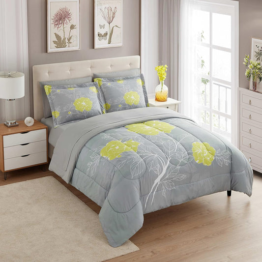NEW - Sweet Home Collection KING 7 Piece Comforter Set