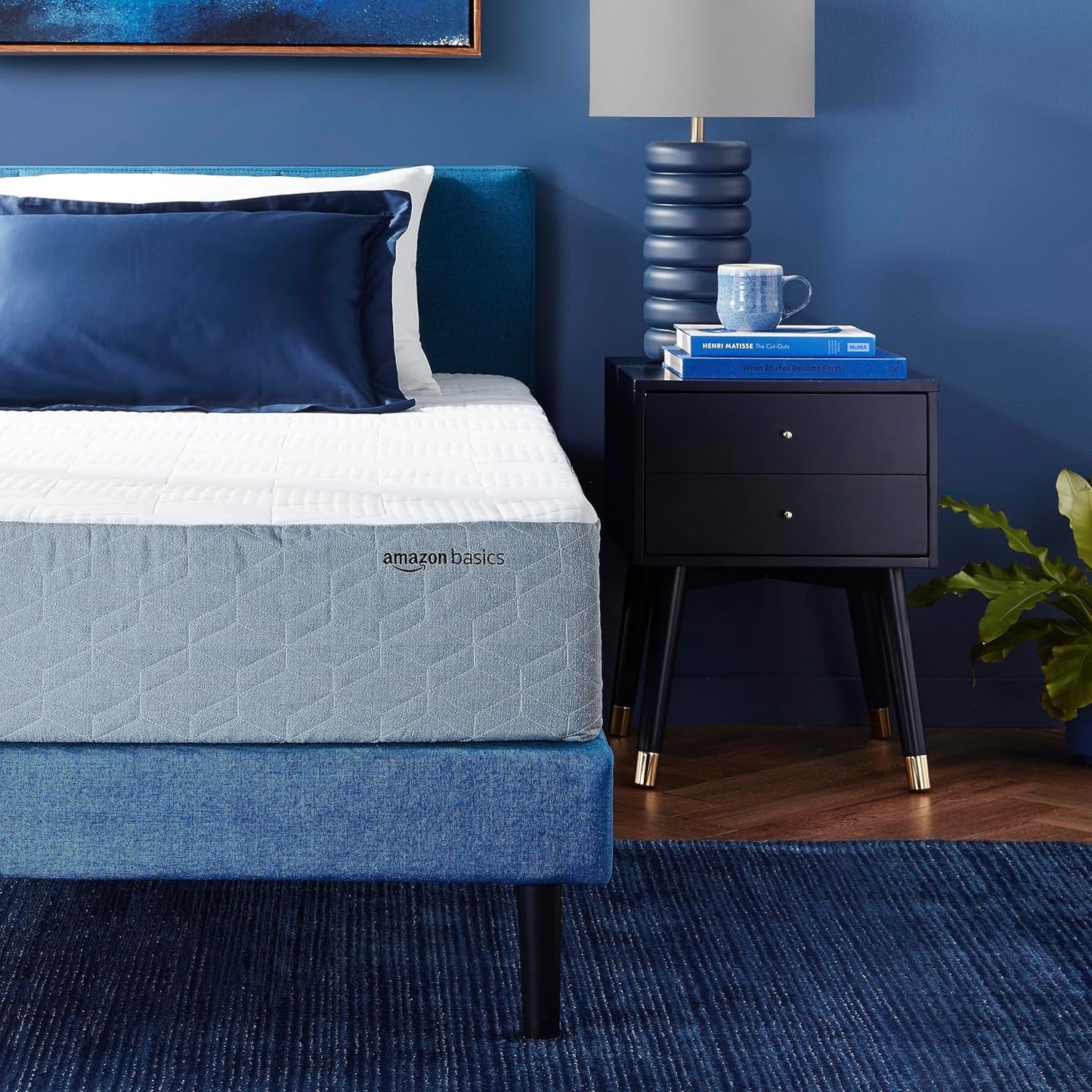 NEW - Amazon Basics Gel 12 Inch CALI KING Memory Foam Mattress, Firm, Cooling, CertiPUR-US® Certified Foam - Retail $459