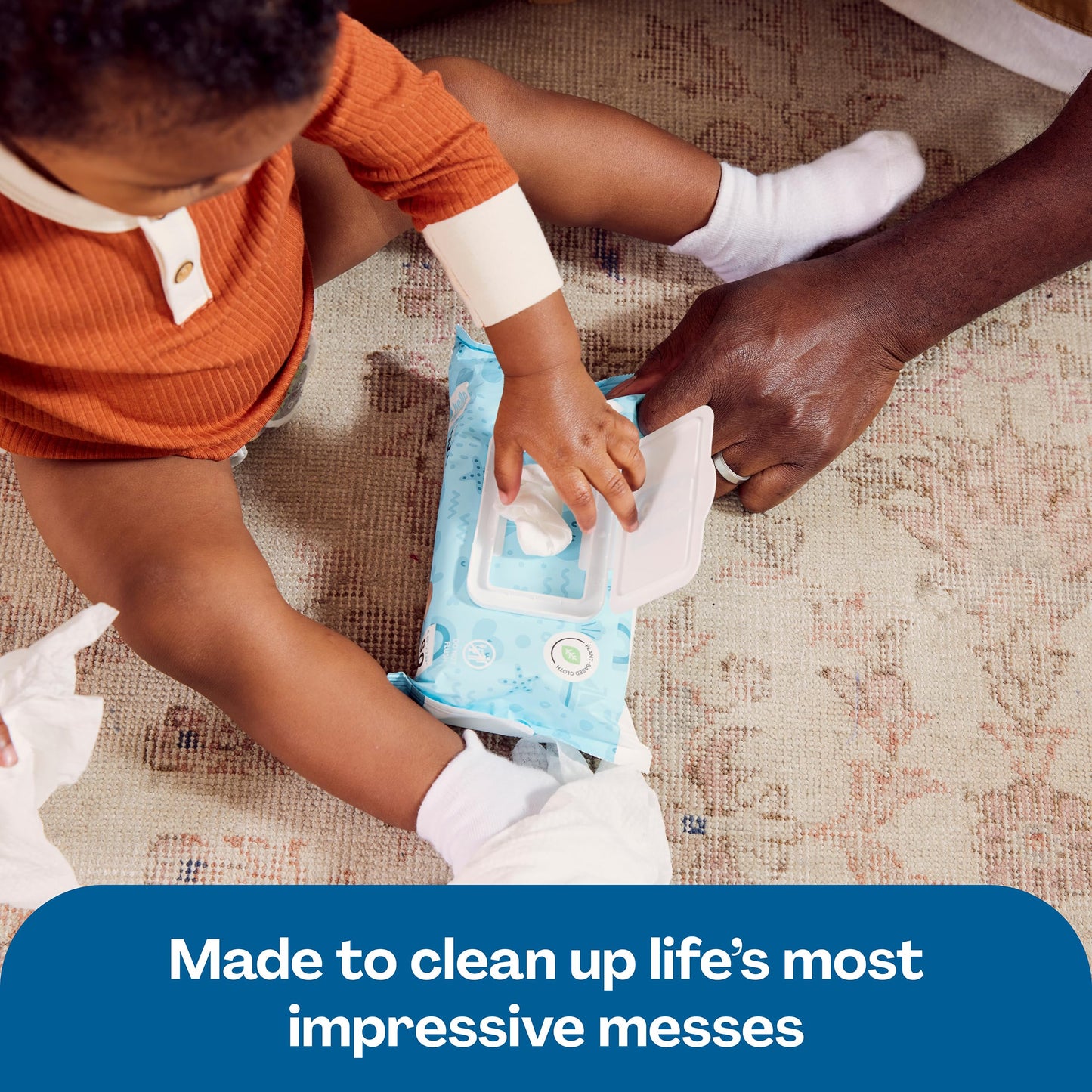 Hello Bello Extra Gentle Unscented Baby Wipes, Plant Based, Made with 99% Water and Aloe for Babies and Kids, 1080 Count