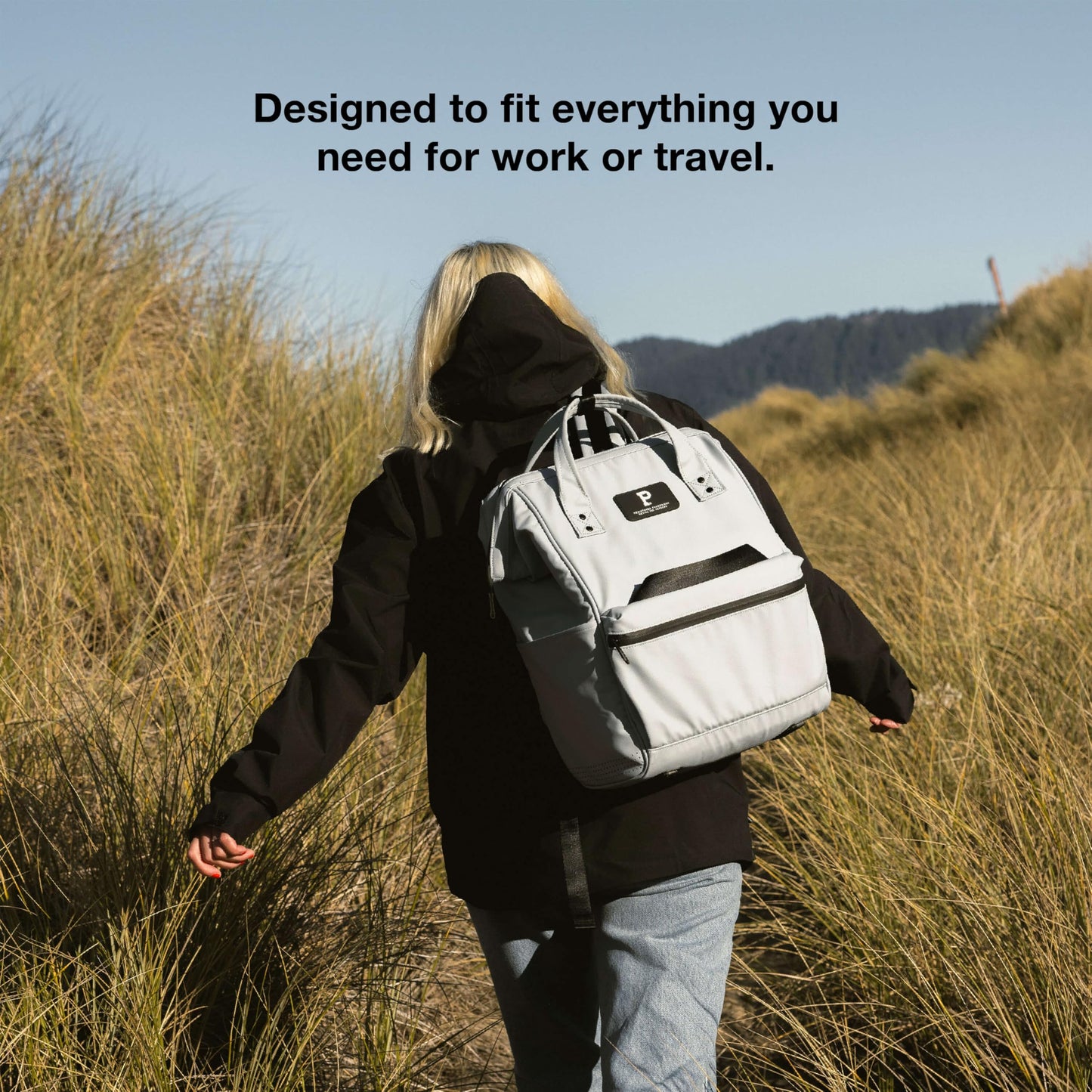 Portland Gear Cascade Standard Backpack, Weatherproof Construction, Perfect for Daily Use and Travel, Padded Laptop Sleeve and Adjustable Straps, 21L, Cloud