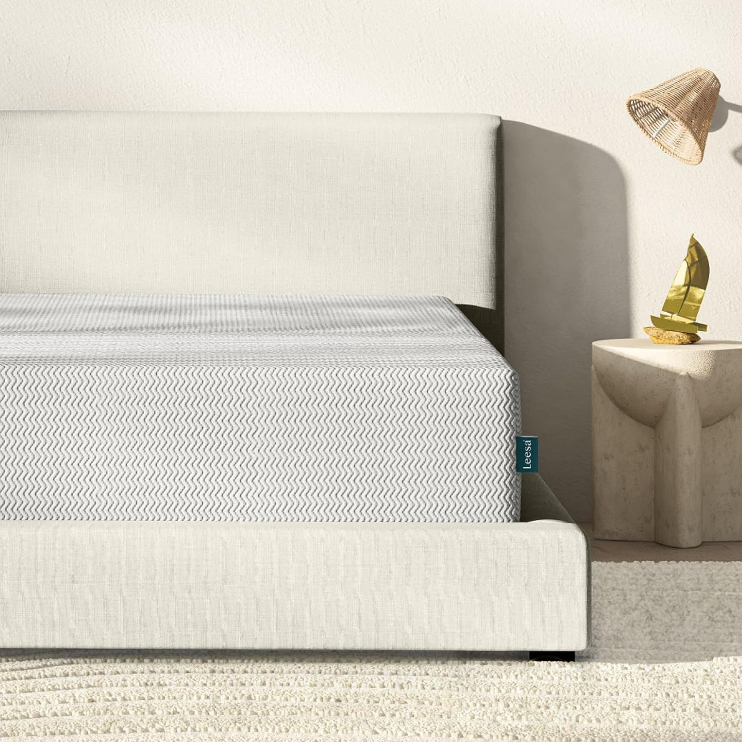 NEW - Leesa FULL 10in Youth Foam Mattress, Medium Firm Firmness, Soothing Foam and Responsive Memory Foam, 10in, CertiPUR-US Certified - Retail $526