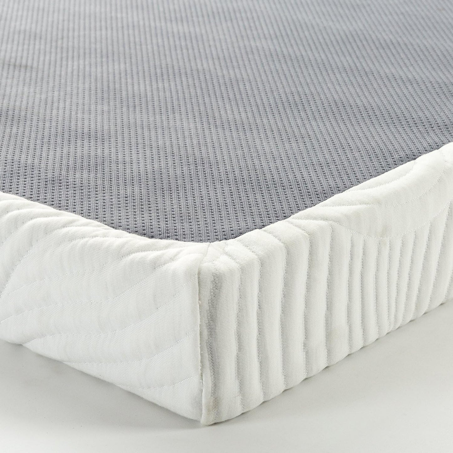 NEW - ZINUS QUEEN Quick Lock Metal Smart Box Spring, 4 Inch Mattress Foundation, Strong Metal Structure, Easy Assembly, Queen White, Hassle & Headache Free - Retail $169