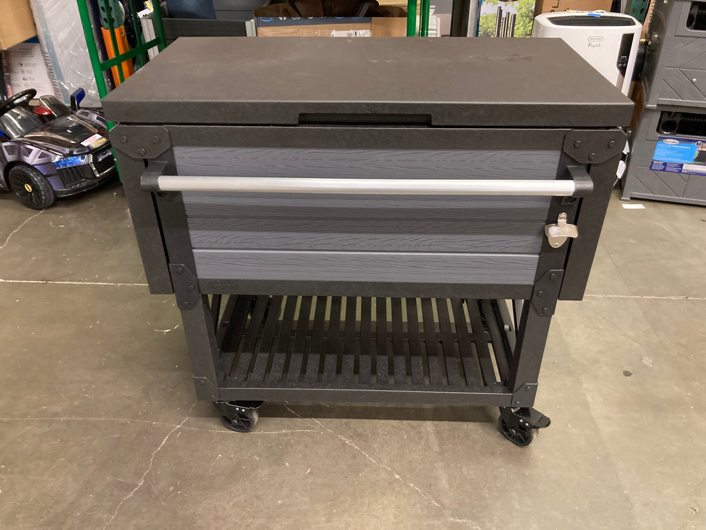 Costco - Keter Patio Cooler & Beverage Cart - Retail $379