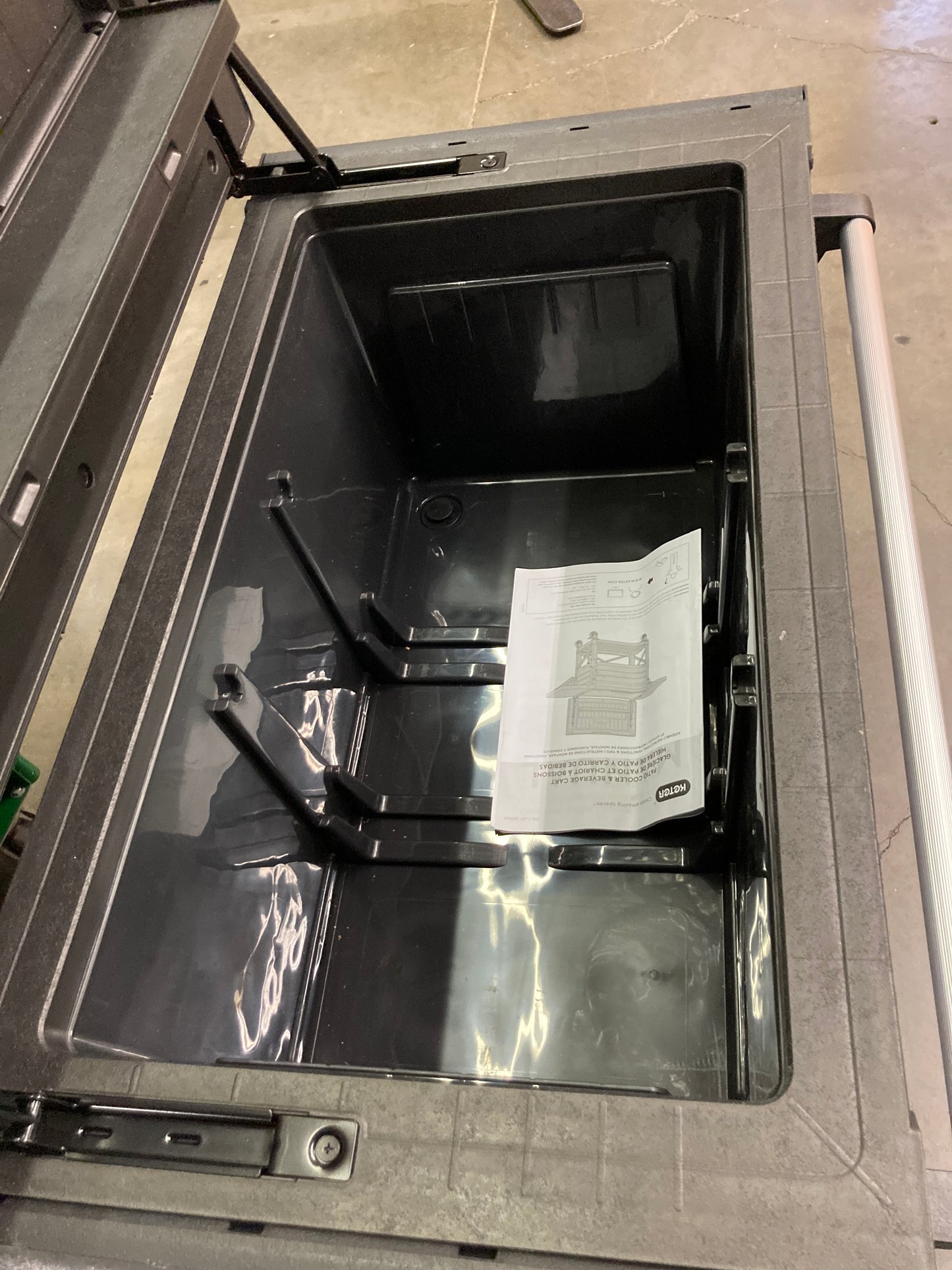 Costco - Keter Patio Cooler & Beverage Cart - Retail $379