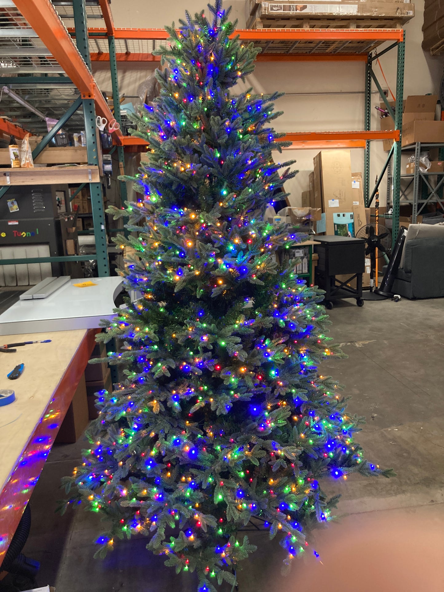 Costco - 7.5′ Pre-Lit Radiant Micro LED Artificial Christmas Tree - Retail $499 Default Title