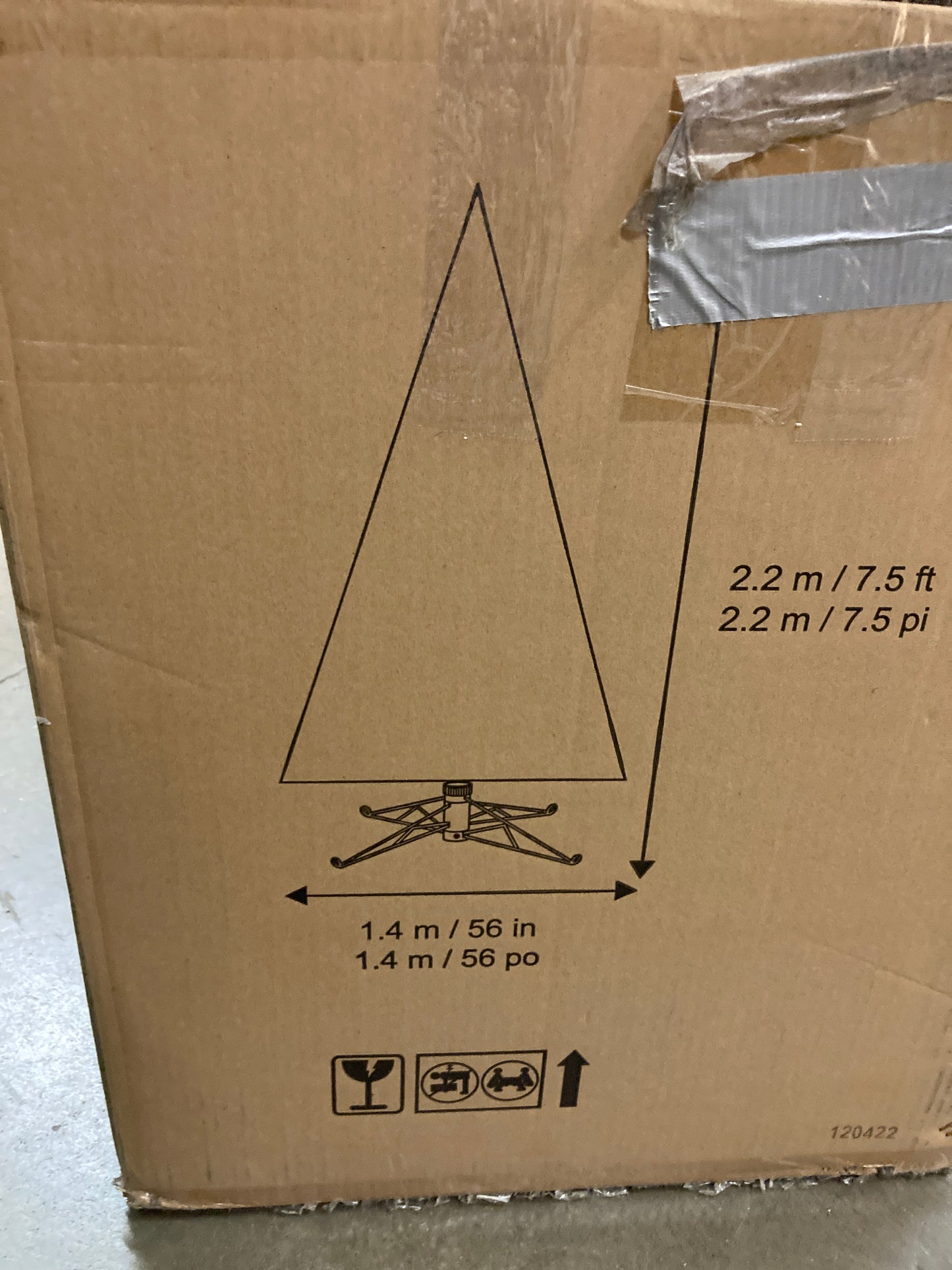 Costco - 7.5′ Pre-Lit Radiant Micro LED Artificial Christmas Tree - Retail $499 Default Title