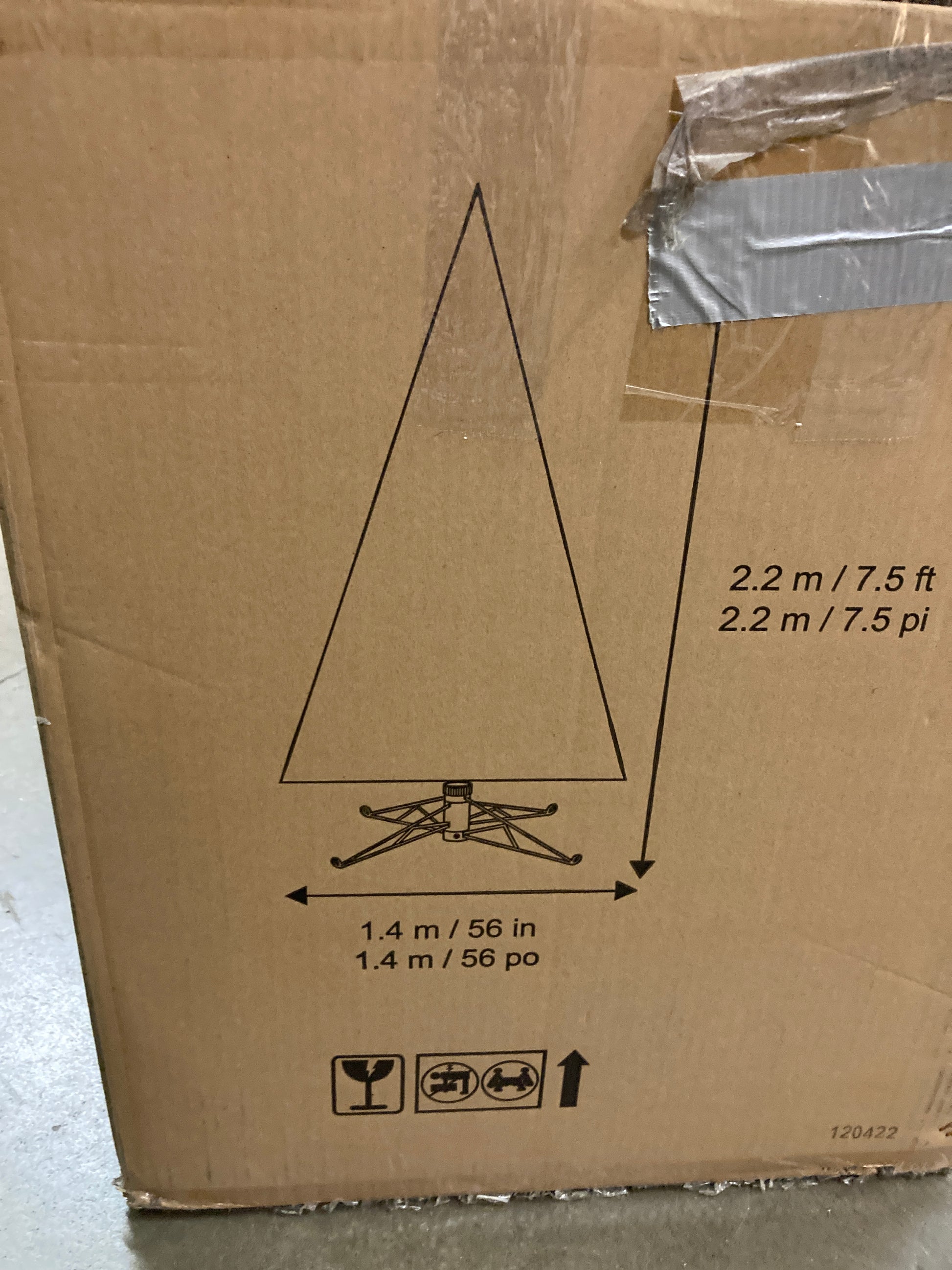 Costco - 7.5′ Pre-Lit Radiant Micro LED Artificial Christmas Tree - Retail $499 Default Title