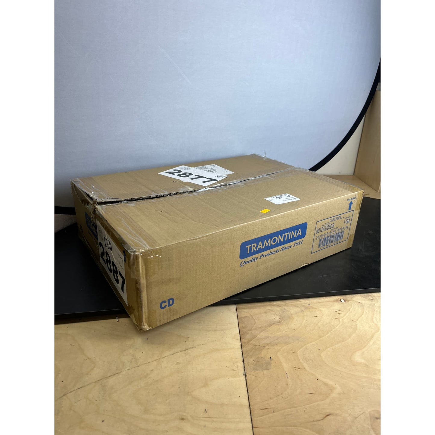 NEW - Tramontina Red 5-Quarter All in One Pan Set - Retail $54