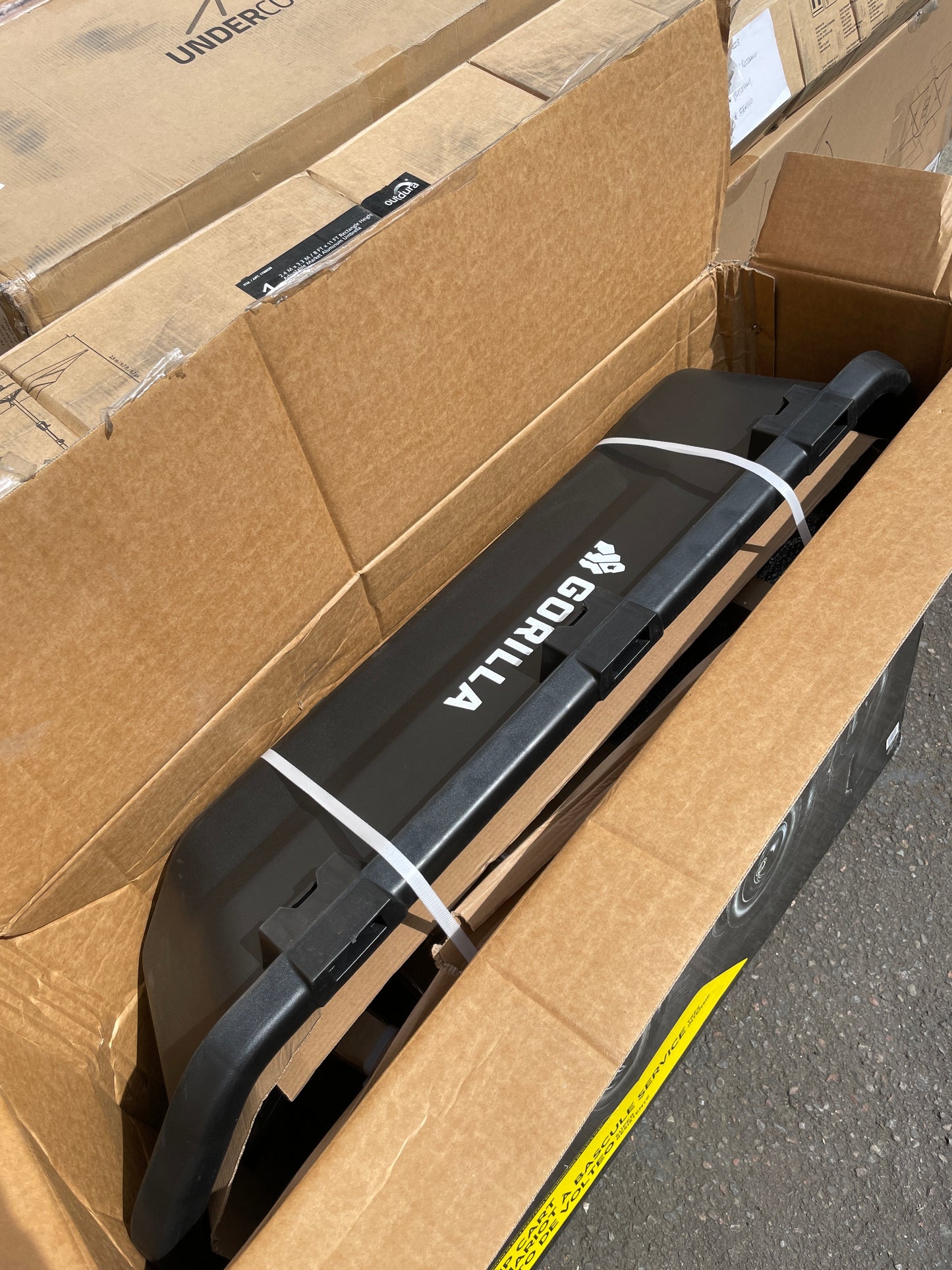 Gorilla 9 cu ft. Heavy Duty Poly Yard Dump Cart with No Flat Tires