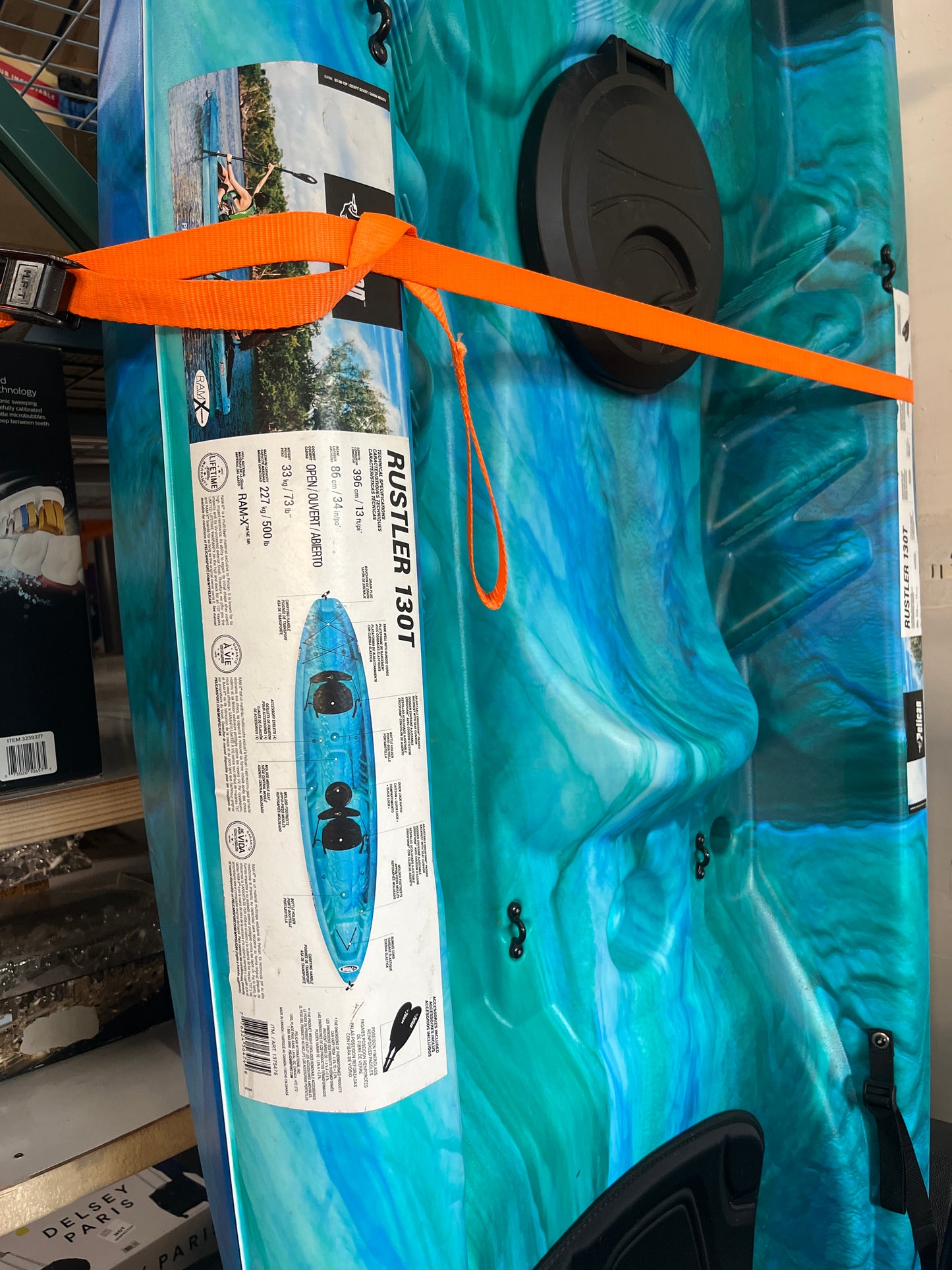 Pelican Rustler 130T Tandem Kayak 13’ with 2 Paddles - Retail $550