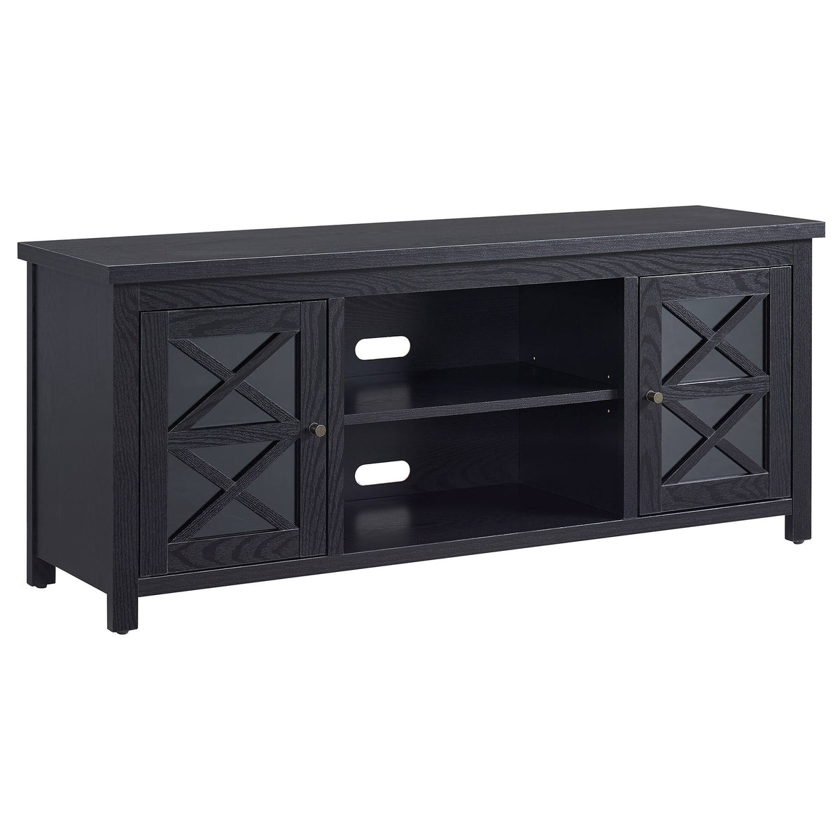 Colton TV Stand - Black Grain