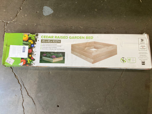 NEW - Costco -  CedarCraft Cedar Raised Garden Bed - Retail $99 Default Title