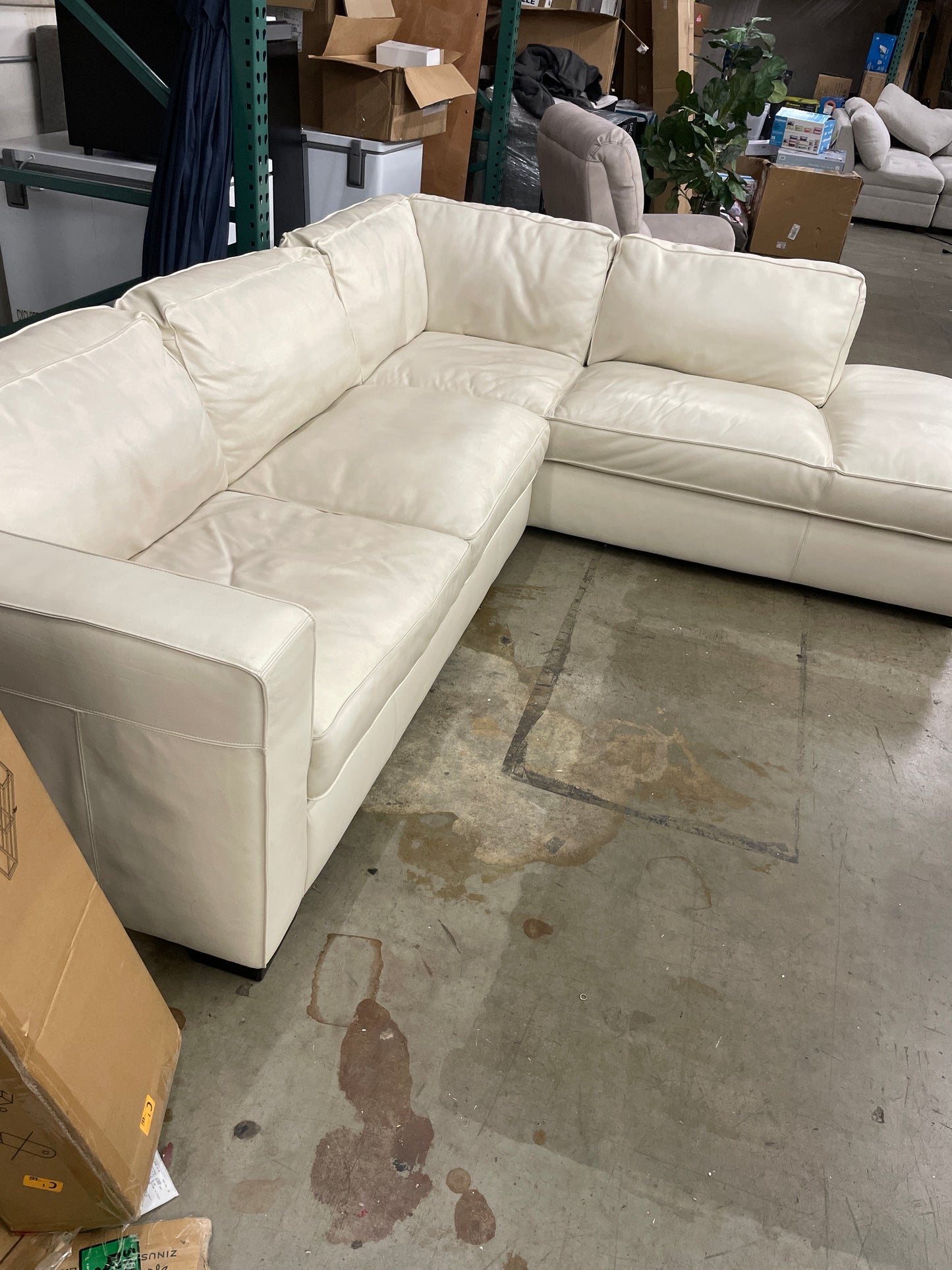 Natuzzigroup Leather Sectional