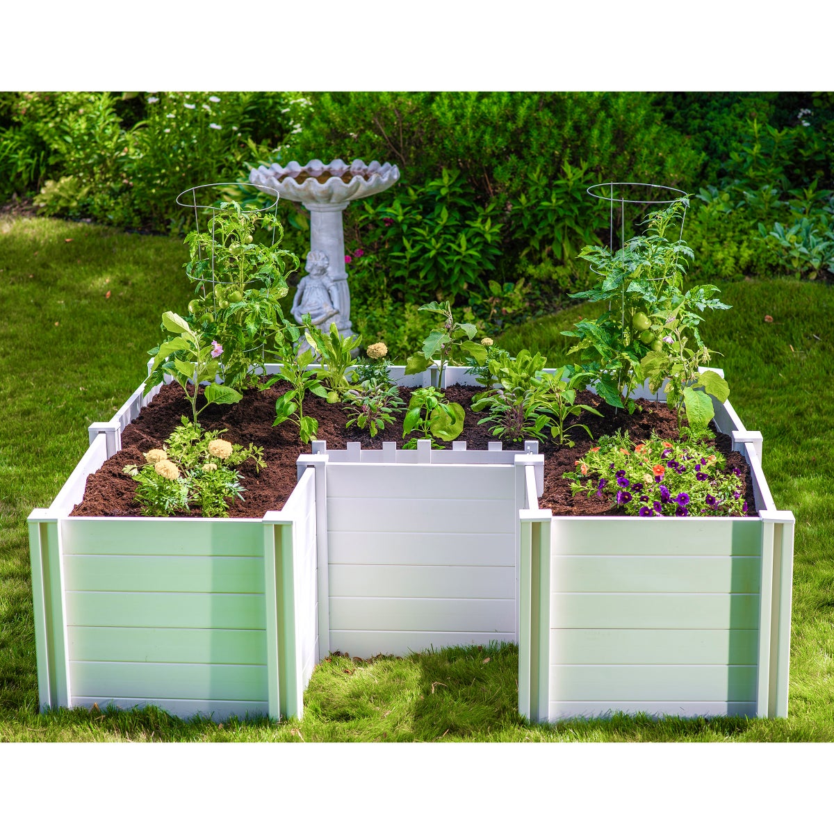 NEW - Vita Keyhole 6' x 6' Composting Garden Bed - Retail $360