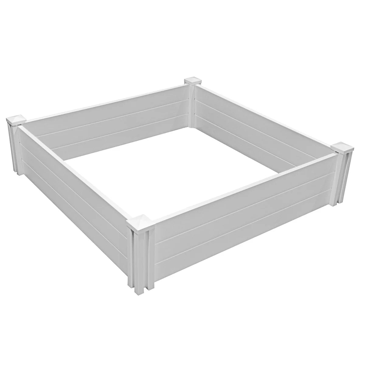 NEW - Vita White Vinyl Raised Garden Bed, 2-pack