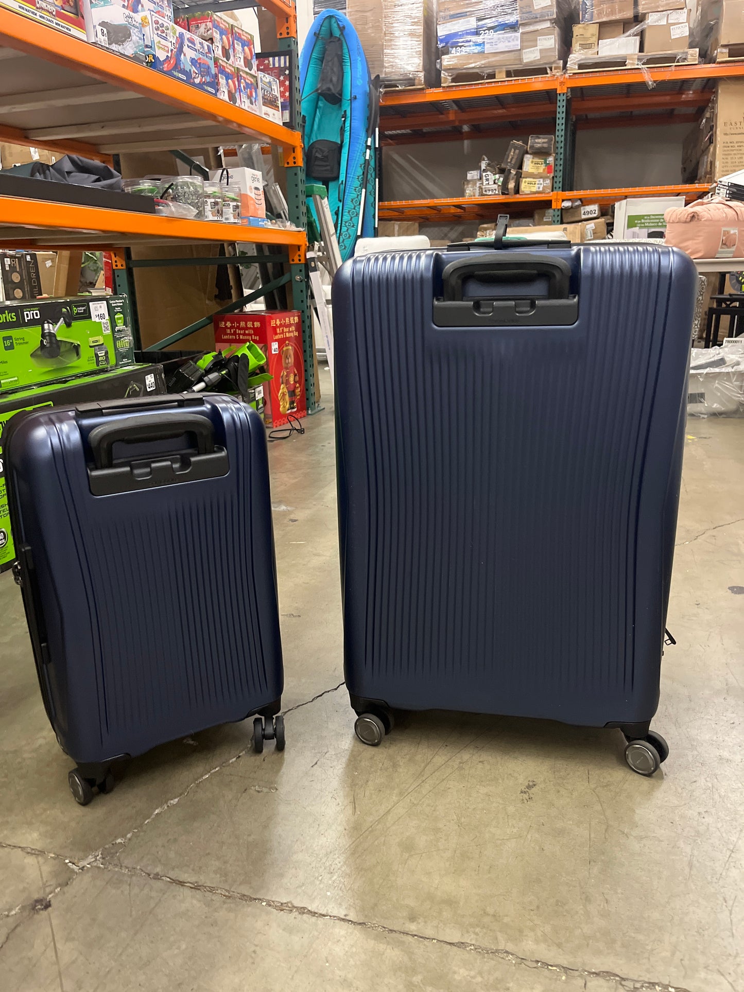 NEW - Samsonite Blackstone Blue 2-piece Hardside Expandable Spinner Luggage Set