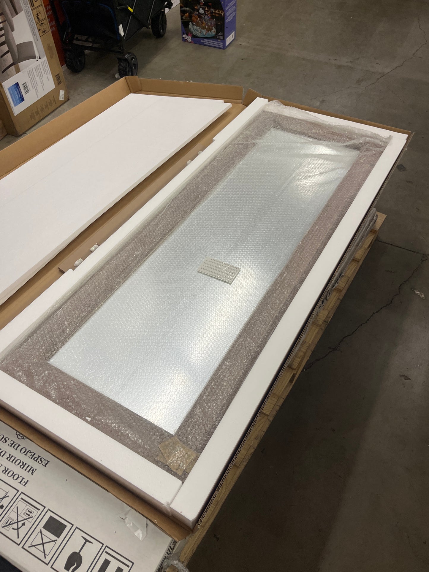 NEW - Costco - Earnest Wood Frame Floor Mirror - Retail $249