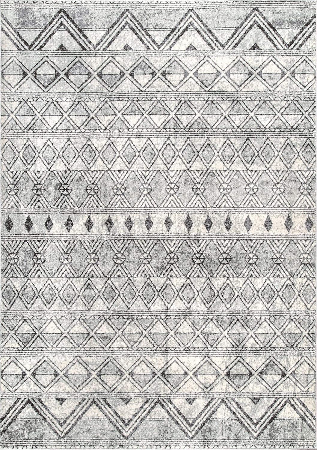 NEW - nuLOOM Vintage Teresa Area Rug, 4x6, Grey - Retail $39