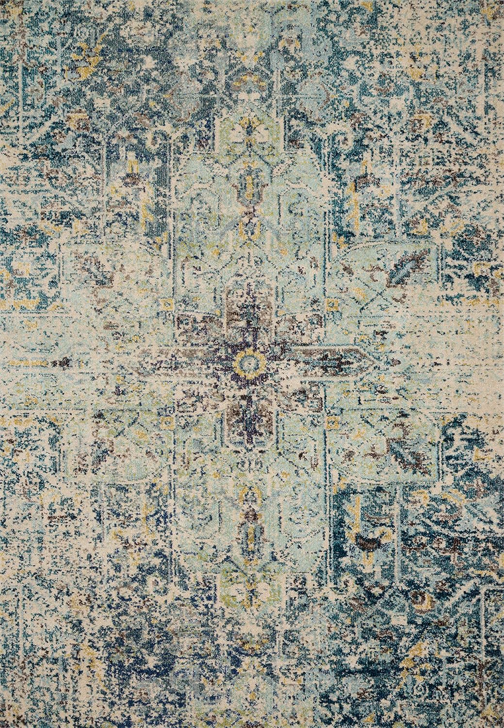 NEW - Loloi II Nadia NN-07 Aqua Transitional Area Rug 10'-0" x 14'-0"