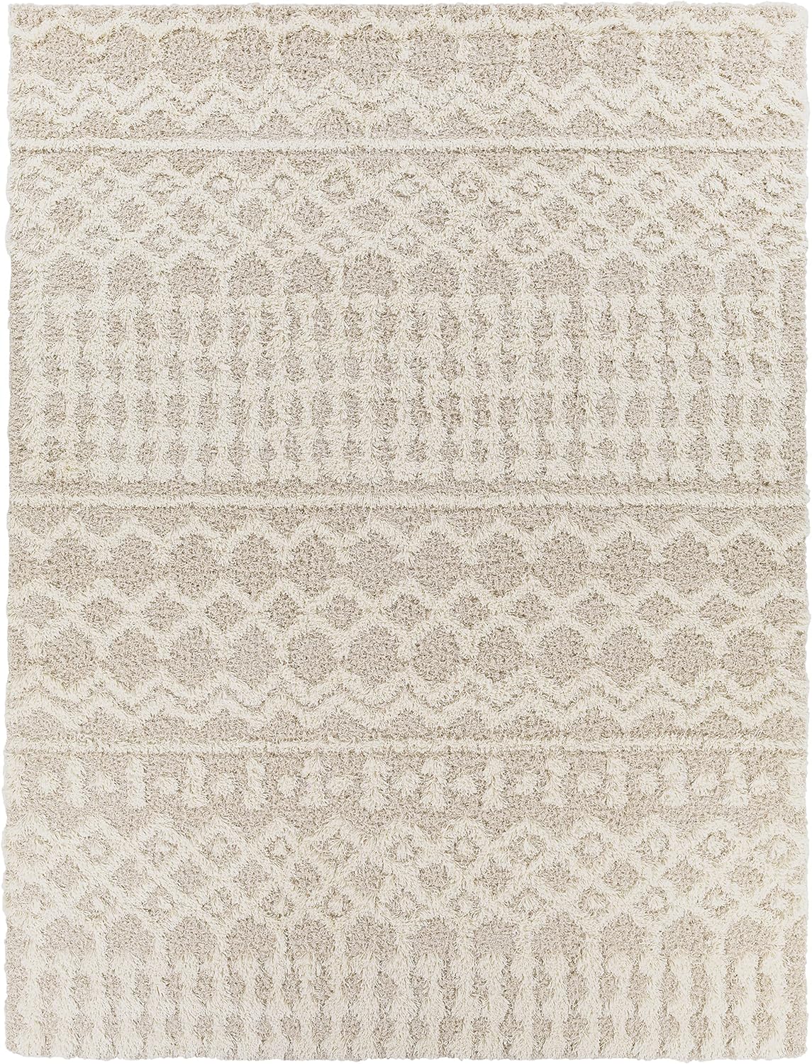 NEW - Livabliss Hapsburg Moroccan Shag Area Rug, 7ft 10in x 10ft 2 in, Beige - Retail $196