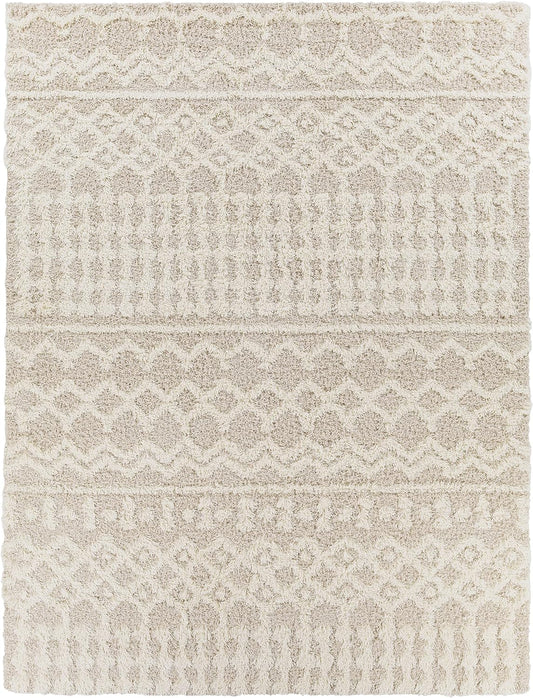 NEW - Livabliss Hapsburg Moroccan Shag Area Rug, 7ft 10in x 10ft 2 in, Beige - Retail $196