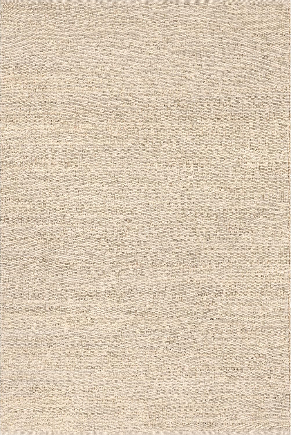 nuLOOM 8x10 Elfriede Jute & Cotton Hand Woven Area Rug, Natural, Solid Rustic Farmhouse Style, Weaved Design, Natural Fiber, For Bedroom, Living Room, Dining Room, Hallway, Office, Entryway - Retail $180