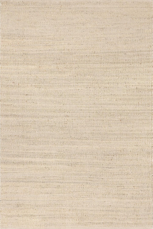 nuLOOM 8x10 Elfriede Jute & Cotton Hand Woven Area Rug, Natural, Solid Rustic Farmhouse Style, Weaved Design, Natural Fiber, For Bedroom, Living Room, Dining Room, Hallway, Office, Entryway - Retail $180
