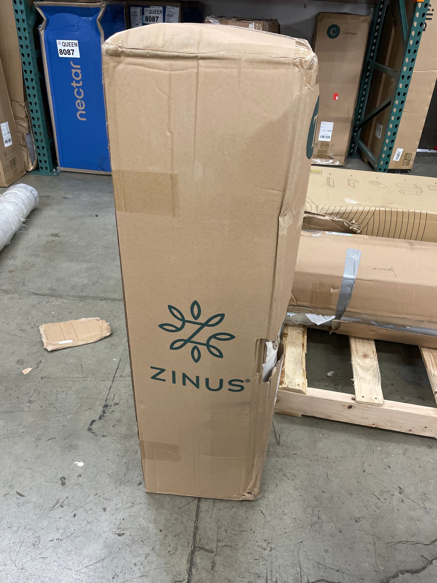 ZINUS 10 Inch True Support Hybrid Mattress [New Version], Twin, Fiberglass Free, Medium Feel, Motion Isolation, Certified Safe Foams & Fabric, Mattress in A Box - Retail $160