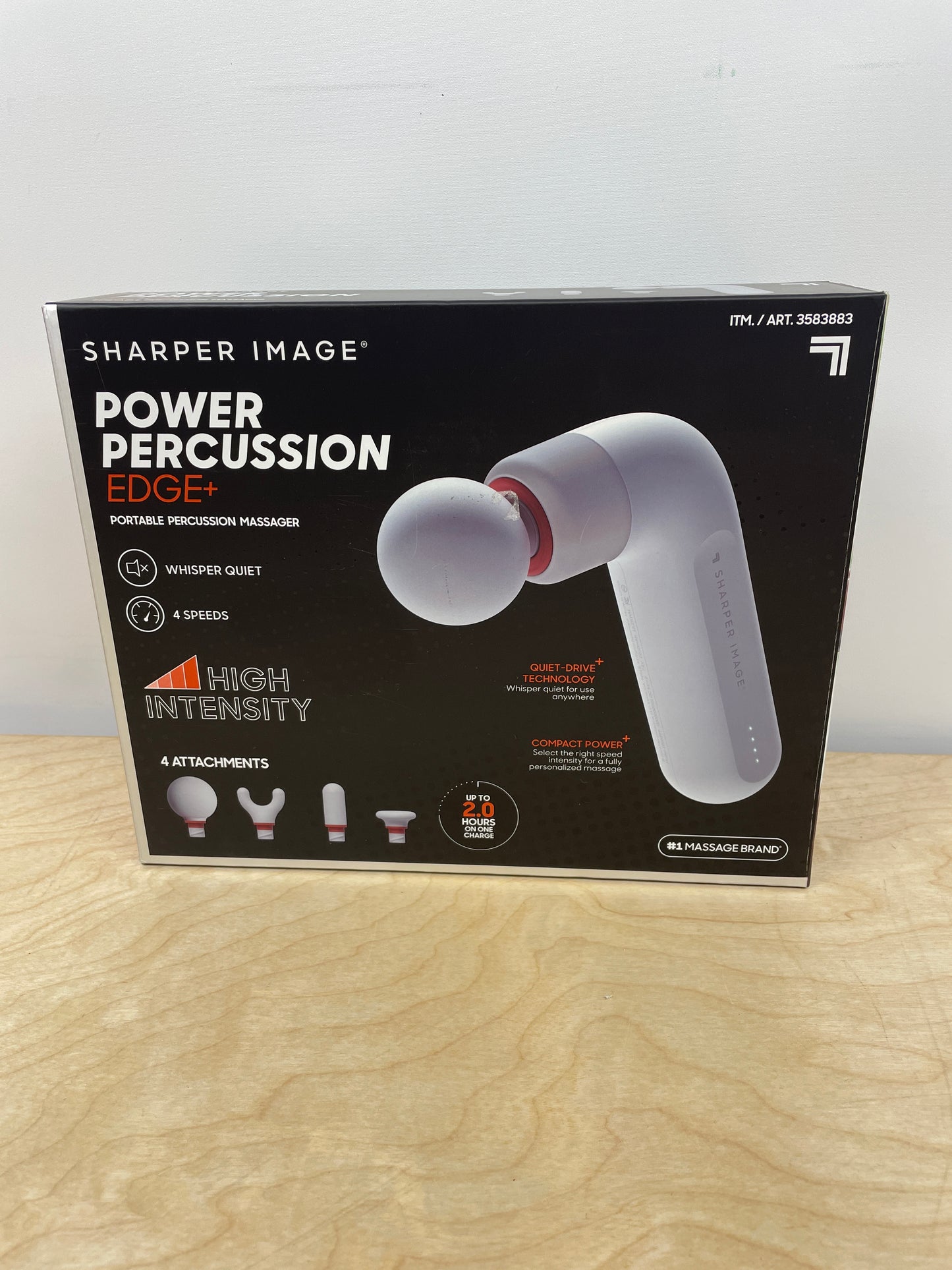 Sharper Image Power Percussion Edge+ Portable Percussion Massager