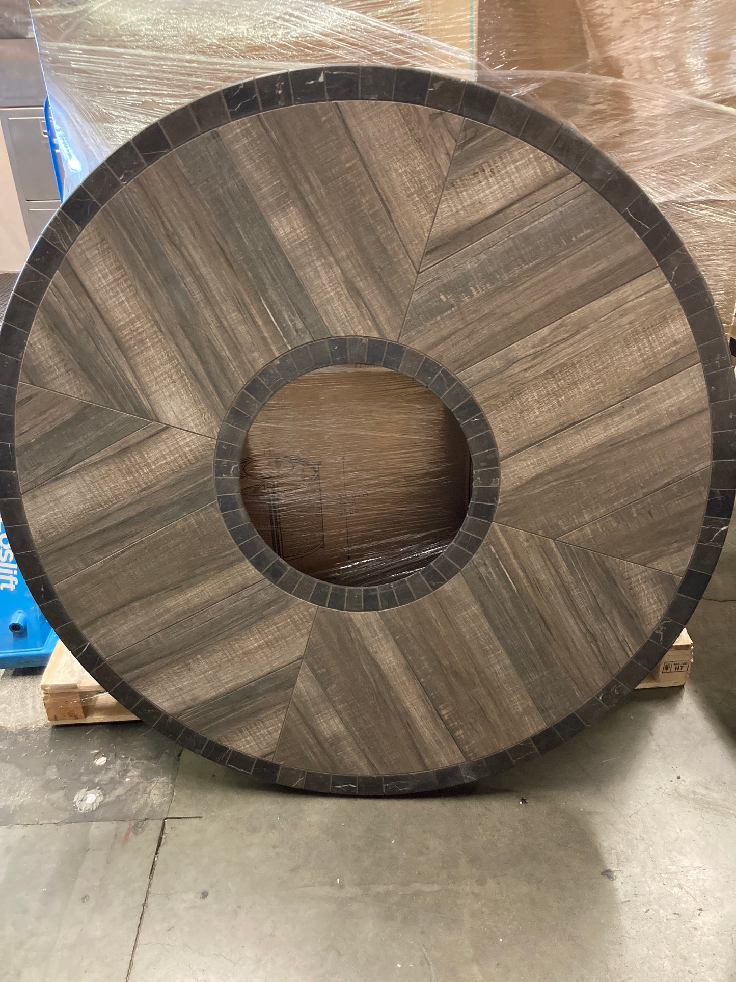 NEW - Costco - Agio St. Louis High Dining Set with Fire Table - Retail $1799