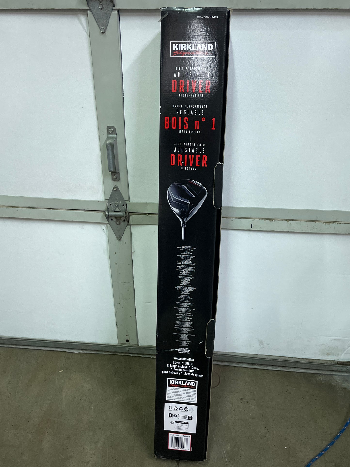 NEW - Kirkland Signature Adjustable Driver, Stiff - Retail $199