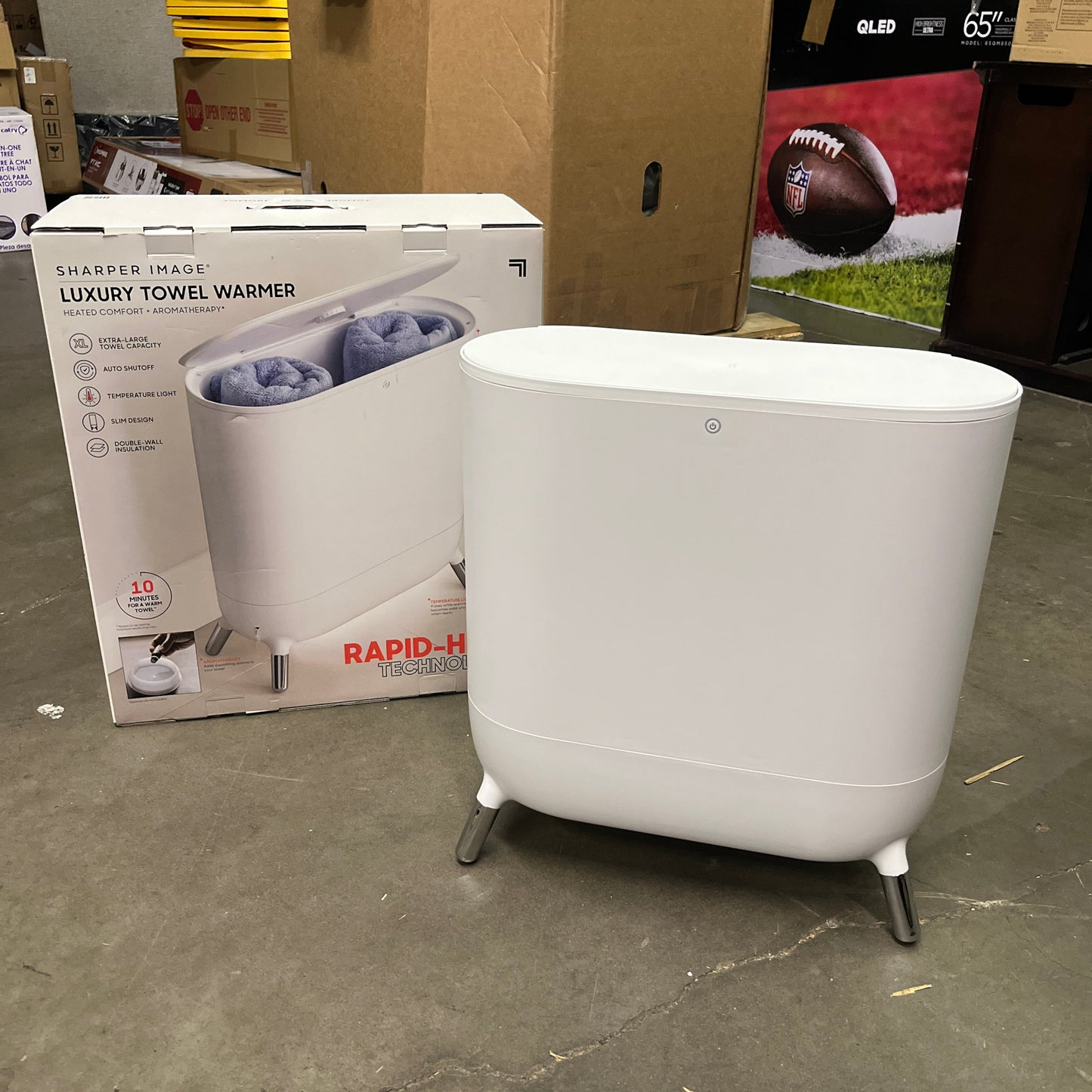 Like NEW - Costco - Sharper Image SpaStudio Towel Warmer - Retail $99