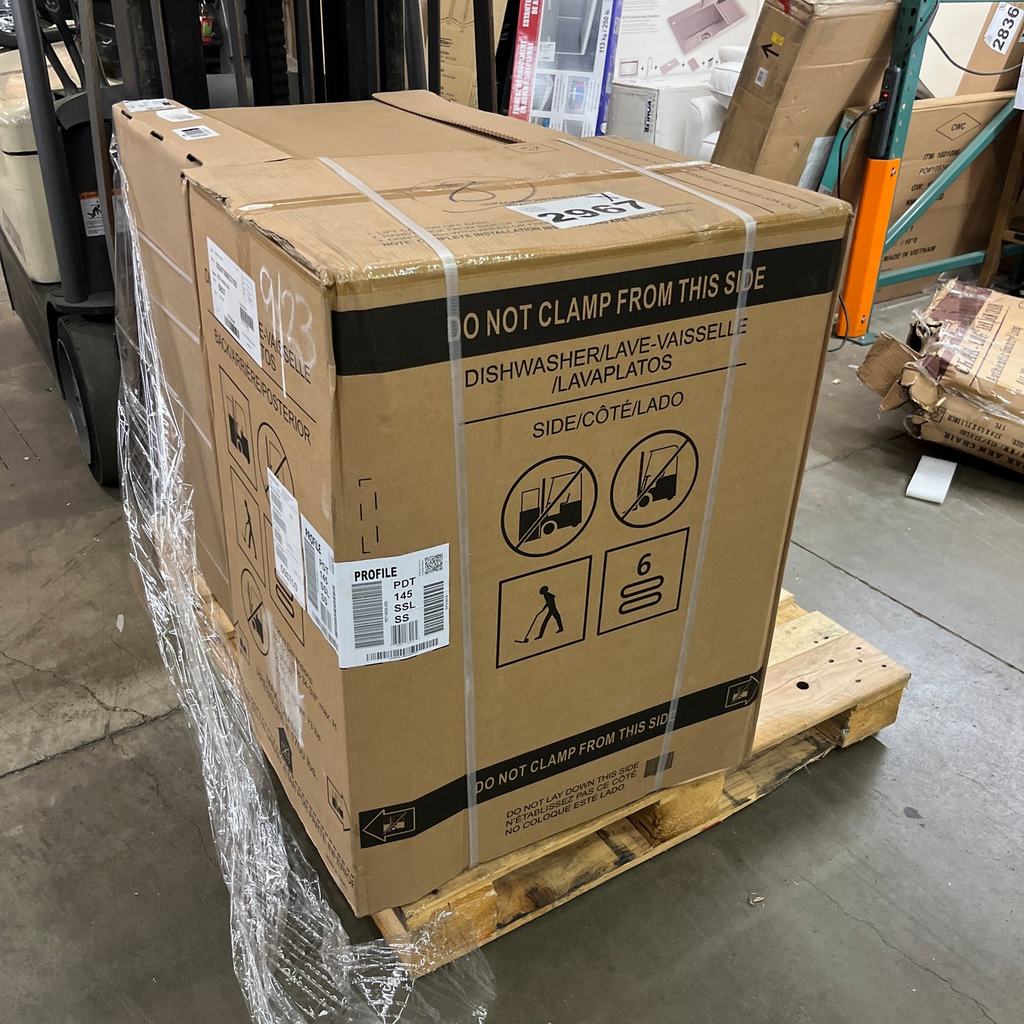 NEW in Box - GE Profile™ ENERGY STAR® 18" ADA Compliant Stainless Steel Interior Dishwasher with Sanitize Cycle - Retail $849