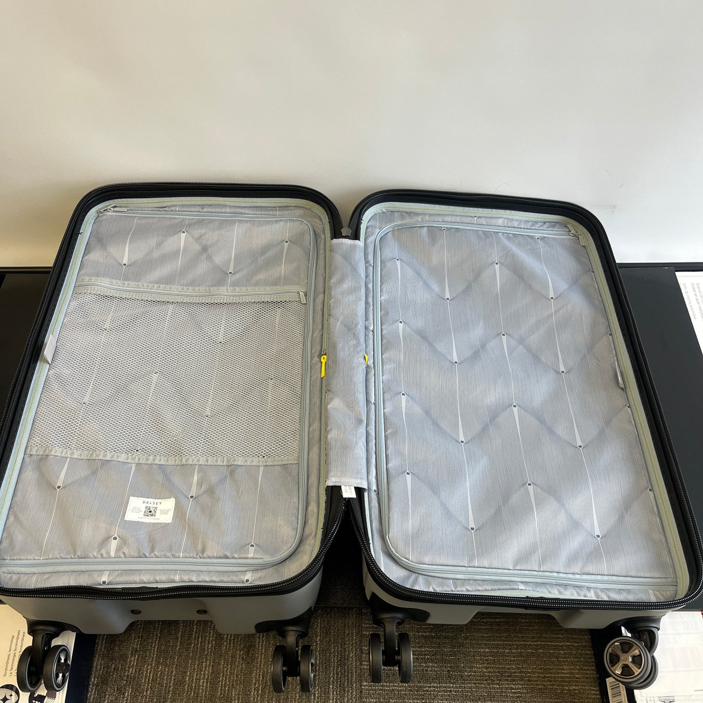 Costco - Delsey Silver 2-piece Hardside Trunk Set - Retail $149